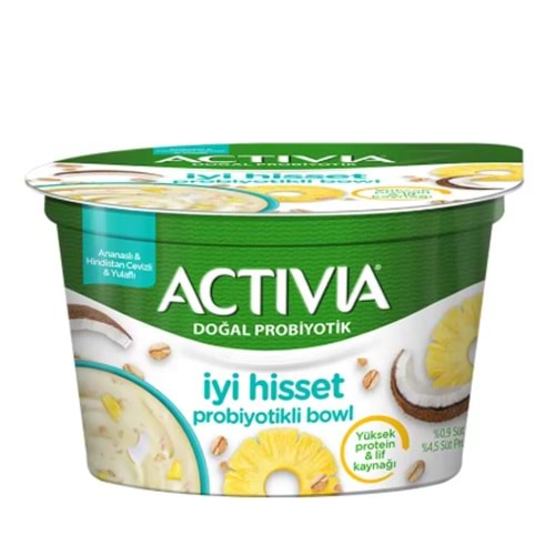 Danone Activia Ananaslı & Yulaflı & Hindistan Cevizli Bowl 150 G