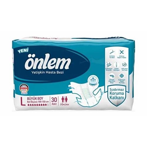 ÖNLEM HASTA BEZİ BEL BANDLI 30 LU LARGE