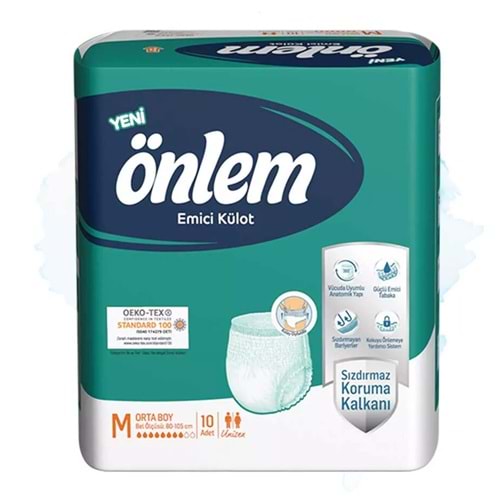 ÖNLEM HASTA BEZİ EMİCİ KÜLOT 10 LU MEDİUM