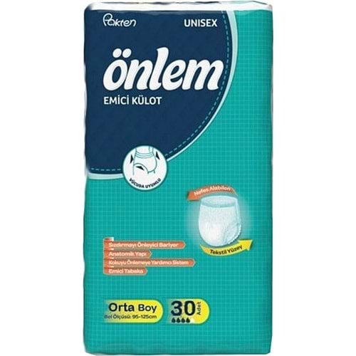 ÖNLEM HASTA BEZİ EMİCİ KÜLOT 30 LU MEDİUM