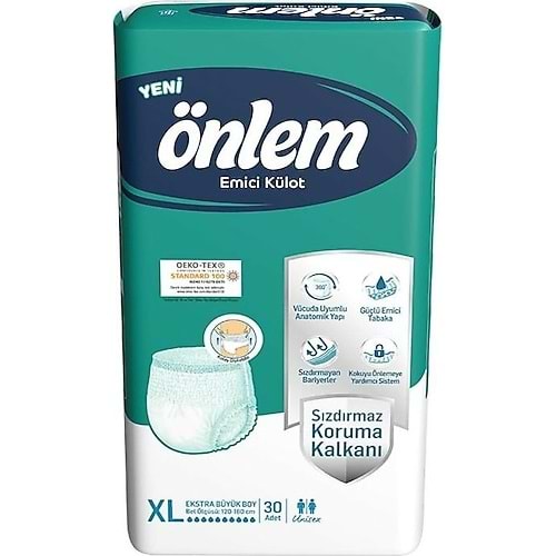 ÖNLEM HASTA BEZİ EMİCİ KÜLOT 30 LU EXTRA LARGE