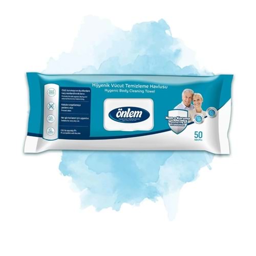 ÖNLEM HASTA SİL 50 Lİ VUCÜT TEMİZLEME HAVLUSU 2XL