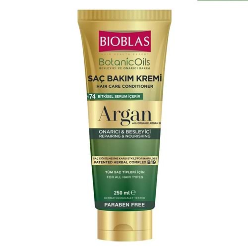 BIOBLAS ARGAN YAĞLI SAÇ BAKIM KREMİ 250 ML