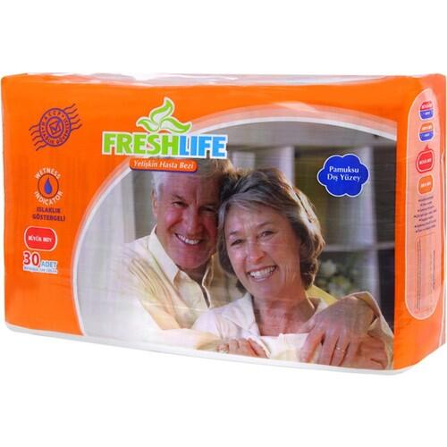 FRESH LİFE HASTA BEZİ ÇIRTLI LARGE 30 LU