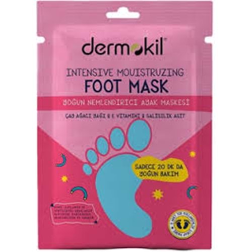 Dermokil Yoğun Nemlendirici Ayak Maskesi 30 ml
