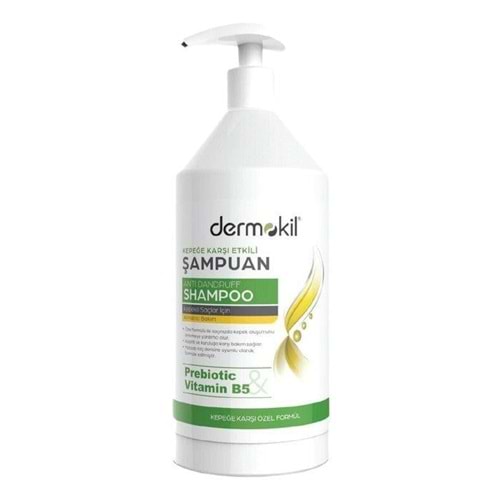 Dermokil Prebiyotik & Vitamin B5 Kepeğe Karşı Şampuan 1L YENİ