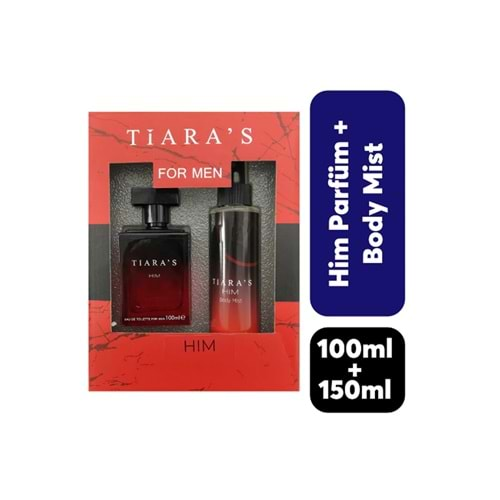 TİARAS KOFRE HİM 100ML+BADY MİST