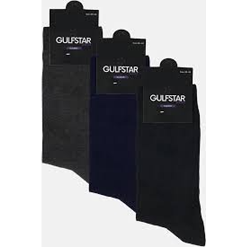 Gulfstar Erkek Soket Çorap 3'Lü Pamuklu