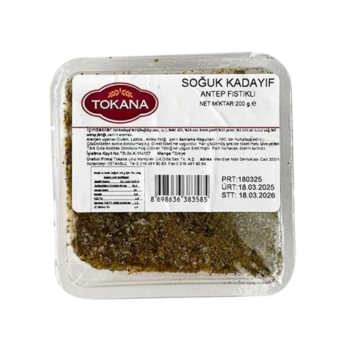 TOKANA SOĞUK KADAYIF ÇİKOLATALI 200 GR