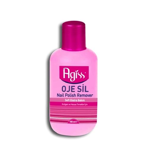 AGİSS OJESİL ASETON 100 ML EXTRA PEMBE