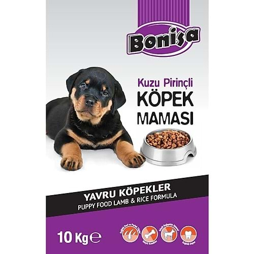 BONİSA KÖPEK MAMASI 10 KG PİRİNÇ YAVRU