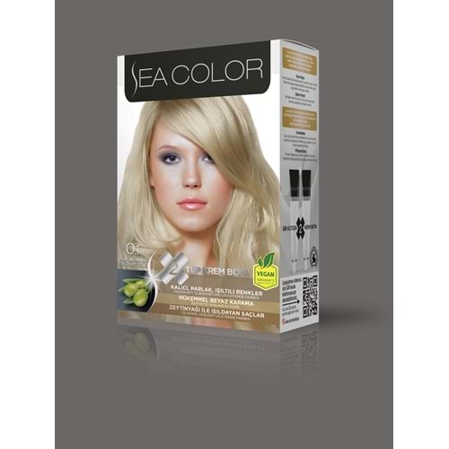 SEA COLOR SET BOYA 0.1 PLATİN SARISI SAÇ BOYASI