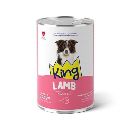 KİNG BEEF 400GR KÖPEK MAMASI KUZU ETLİ YETİŞKİN