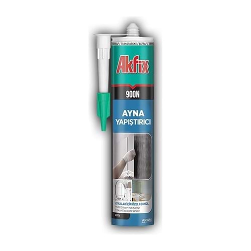 AKFİX 900N NÖTR AYNA SİLİKONU 280ML ŞEFFAF SA081
