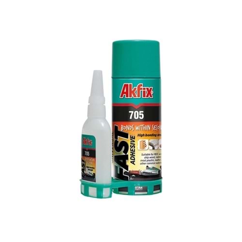 AKFİX 705 MDF YAPIŞTIRICI 200ML+50GR GA060.