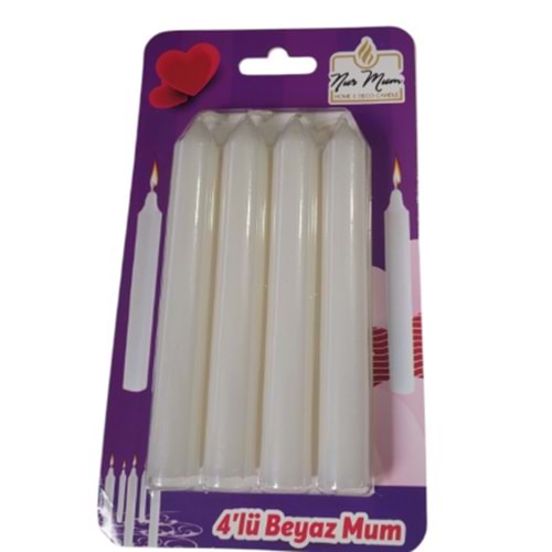 MUM 4 LÜ BEYAZ NUR