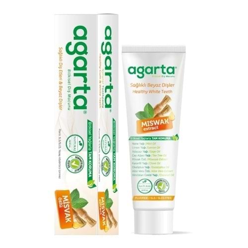 AGARTA DİŞ MACUNU MİSVAK ÖZLÜ 100 ML