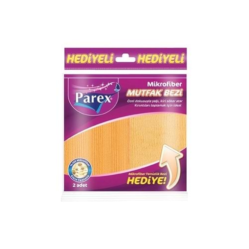 PAREX MİKROFİBER MUTFAK BEZİ + TEMİZLİK BEZİ