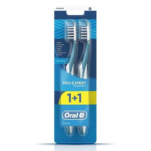 ORAL-B Diş Fırçası Pro-expert Komple 7 40 Orta 1+1