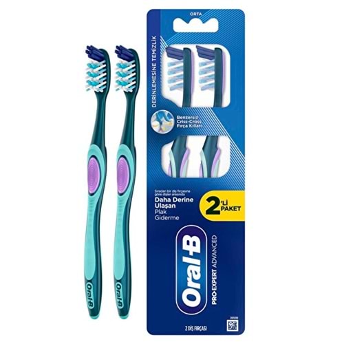 ORAL-B PRO expert derinlemesine temizlik 2 li orta