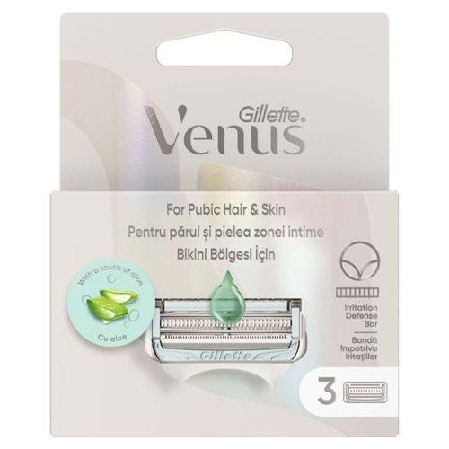 Gillette Venus Bikini Bölgesi 3 Adet Yedek Başlık