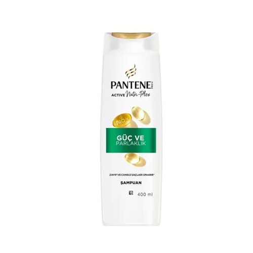 PANTENE ŞAMPUAN 400ML 1/1 GÜÇLÜ&PARLAKLIK *6 (YENİ)