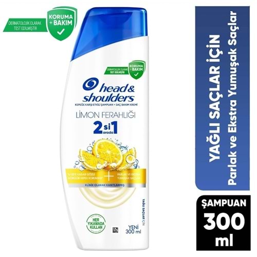H&S ŞAMPUAN 300ML LİMON 2+1