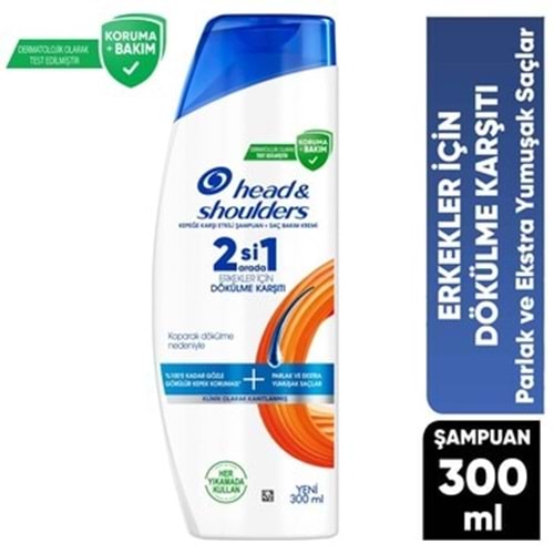 H&S ŞAMPUAN 300 ML ERKEK SAÇ DÖKÜLMESİNE KARŞI 300 ML