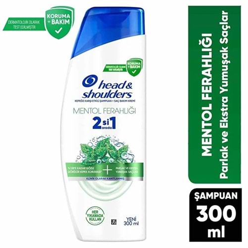 H&S ABS ŞAMPUAN 300ML MENTOL FER. 2+1 *6 (YENİ)
