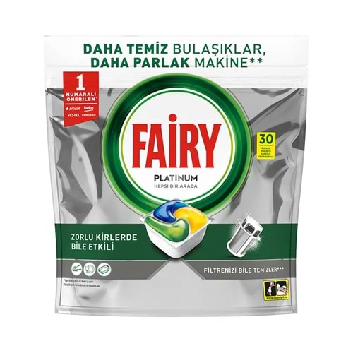 FAİRY PLATINUM 30 LÜ bulaşık makine kapsülü