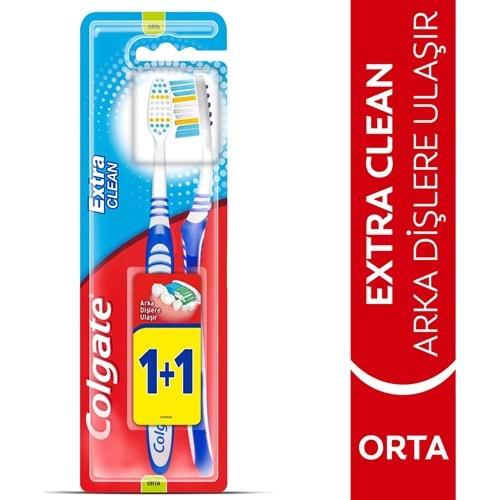 Colgate Diş Fırçası Extra Clean 1+1 Orta