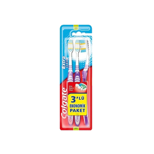 COLGATE DİŞ FIRÇASI EXTRA CLEAN 3 lü
