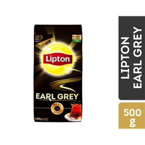 Lipton Yellow Label Earl Grey Dökme Siyah Çay 500 G