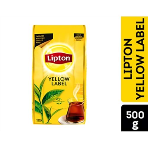Lipton Yellow Label Dökme Siyah Çay 500 GR