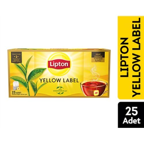Lipton Yellow Label Bardak Poşet Çay 25 Adet