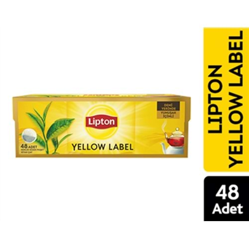 Lipton Yellow Label Demlik Siyah Çay 48'Li 153 G