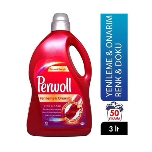 Perwoll sıvı deterjan Color Liquid- 3L