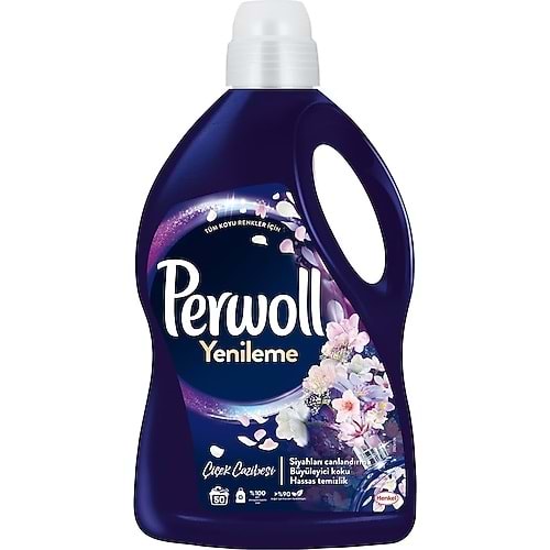 Perwoll sıvı deterjan Çiçek Cazibesi KoyuRenkler-2.75L.