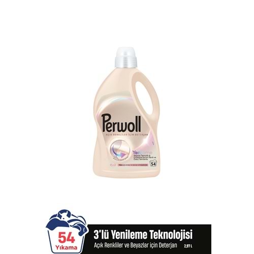 Perwoll sıvı deterjan AÇIK RENKLER 2,97 LT