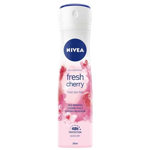 NIVEA DEODORANT SPREY FRESH KİRAZ KADIN 150ML