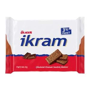 ÜLKER İKRAM ÇİKOLATA 3*92GR 3 LÜ