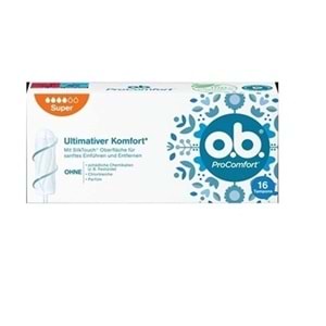 OB.TAMPON SÜPER COMFORT 16 LI