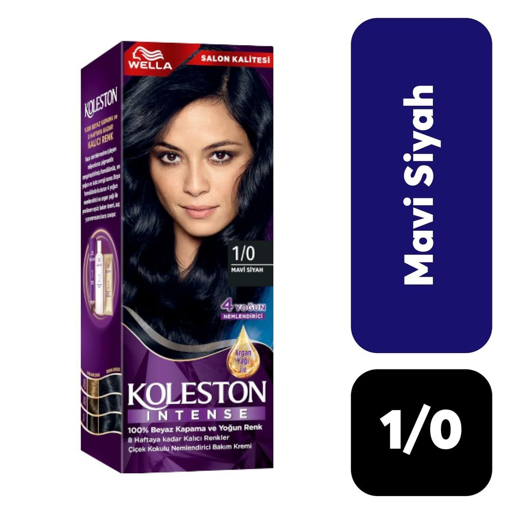 Koleston Intense 1/0 Mavi Siyah *24