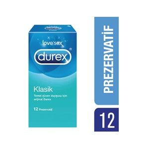DUREX CLASSIC 12 Lİ PREZERVATİF