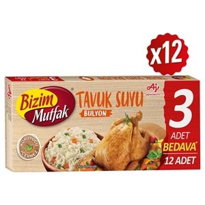 BİZİM TAVUK BULYON 12 Lİ 120 GR