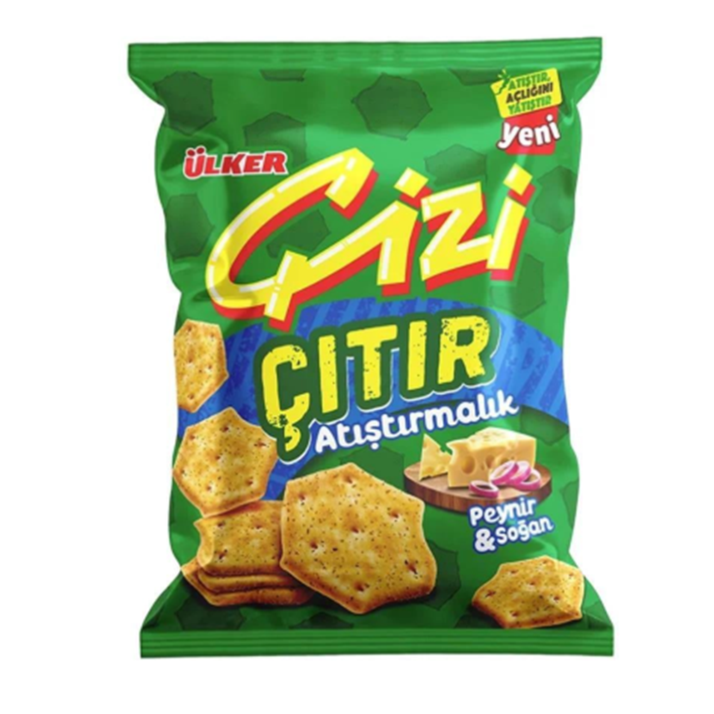 ÜLKER ÇİZİ ÇITIR PEYNİR SOĞAN 50 GR