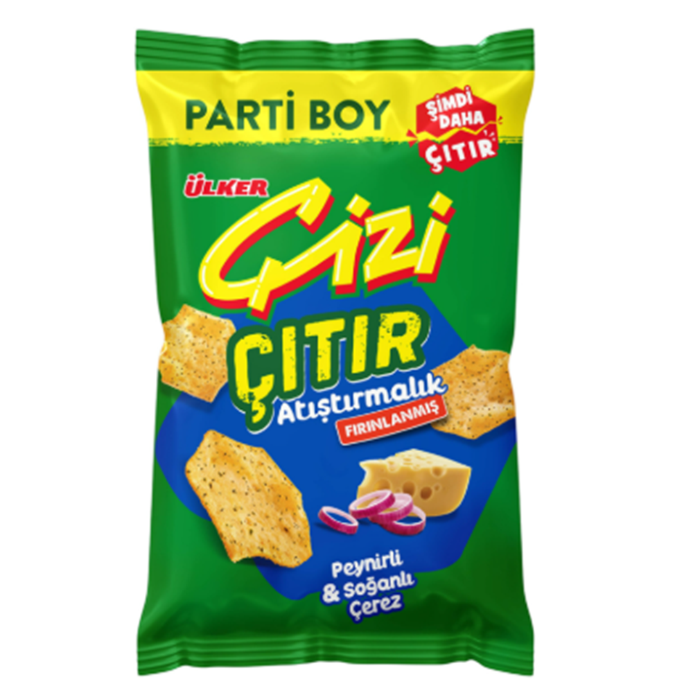 ÜLKER ÇİZİ ÇITIR PARTİ PEYNİR SOĞAN 160 GR