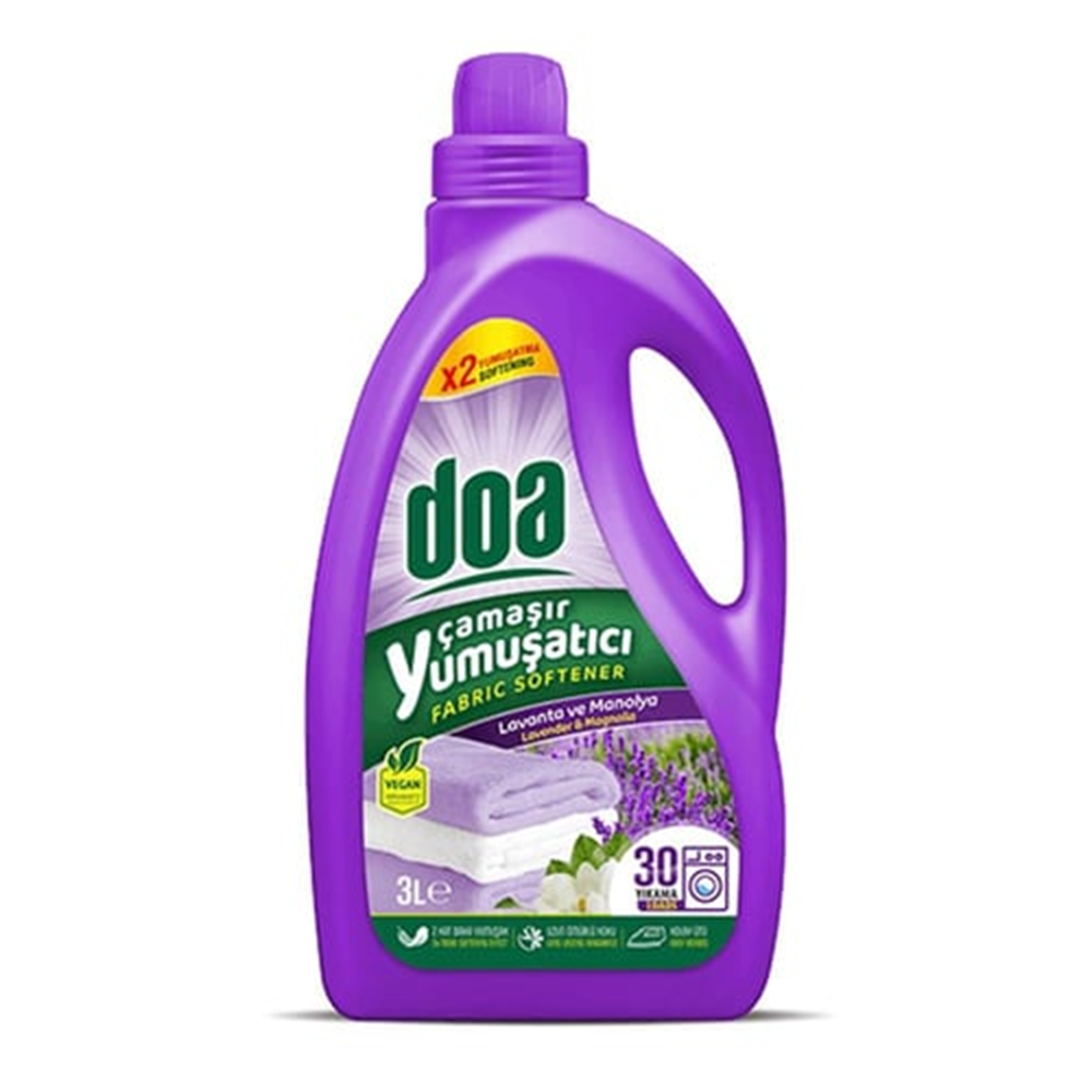 Doa Soft Yumuşatıcı Lavanta 3 Lt 33 Yıkama