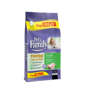 PETS FAMİLY KEDİ MAMASI YAVRU 1300 GR