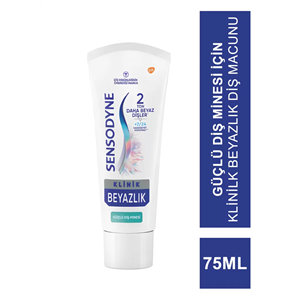 SENSODYNE 75ML KLİNİK BEYAZLIK GÜÇLÜ DİŞ MİNESİ